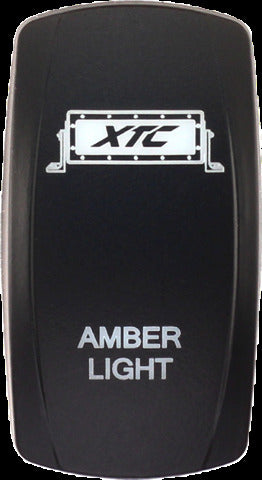 XTC POWER PRODUCTS DASH SWITCH ROCKER FACE AMBER LIGHT BAR SW00-00101001