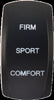 XTC POWER PRODUCTS DASH SWITCH ROCKER FACE FIRM/SPORT/COMFOT SW00-00100048