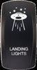 XTC POWER PRODUCTS DASH SWITCH ROCKER FACE LANDING LIGHTS SW00-00140044
