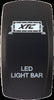 XTC POWER PRODUCTS DASH SWITCH ROCKER FACE LED LIGHT BAR SW00-00101004