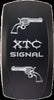 XTC POWER PRODUCTS DASH SWITCH ROCKER FACE TURN SIGNAL VERTICAL XTC SW00-00143023