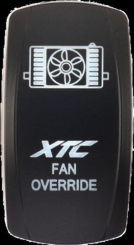 XTC POWER PRODUCTS DASH SWITCH ROCKER FACE XTC FAN OVERRIDE SW00-00110012