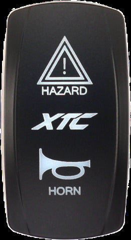 XTC POWER PRODUCTS DASH SWITCH ROCKER FACE XTC HAZARD/HORN SW00-00132037