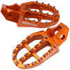 ZETA ALUMINUM FOOTPEGS ORANGE ZE93-1827