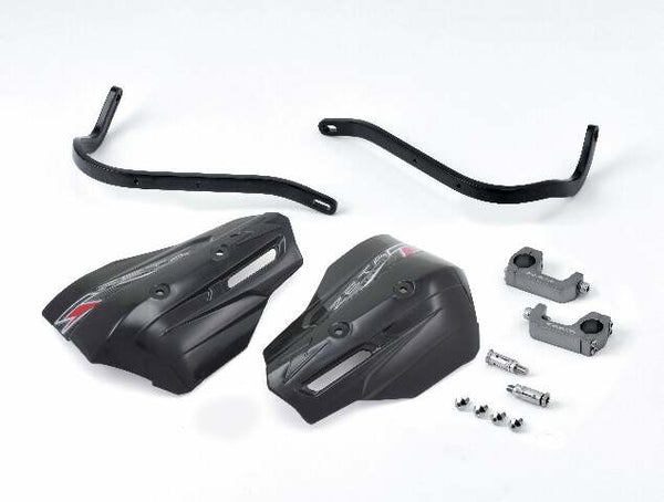 ZETA ARMOR HANDGUARD XC PRO KIT 28.6MM BAR U-CLAMP BLACK/BLACK ZE72-5059