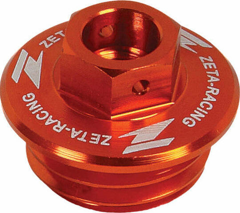 ZETA OIL FILLER PLUG ORANGE ZE89-2416