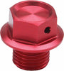 ZETA MAGNETIC DRAIN PLUG RED ZE58-1413