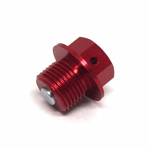 ZETA MAGNETIC DRAIN PLUG M14X10-P1.25 RED ZE58-1613