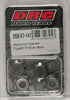 DRC ALUMINUM SPACERS TYPE 1 TITANIUM M6X12MM 4/PK D58-57-141