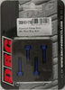 DRC ALUMINUM FLANGE BOLTS BLUE M6X16MM 4/PK D58-51-116
