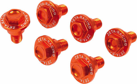 ZETA FORK GUARD BOLT KTM ORANGE ZE88-9503