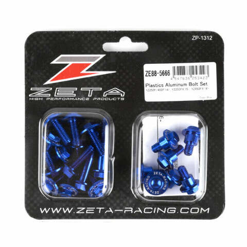 ZETA ALUMINUM BOLT KIT BLUE ZE88-5666