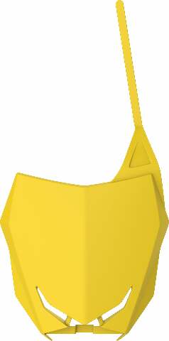 POLISPORT RESTYLE FRONT NUMBER PLATE YELLOW 8666600004