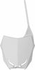 POLISPORT FRONT NUMBER PLATE WHITE 8666100002