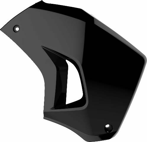 POLISPORT RADIATOR SHROUD RIGHT BLACK 8420200001
