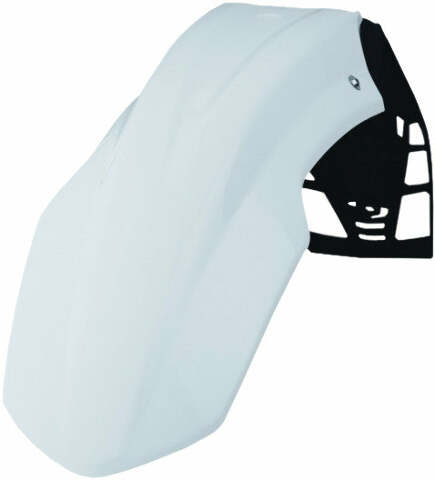 POLISPORT FREE FLOW UFX FRONT FENDER WHITE 8565200003