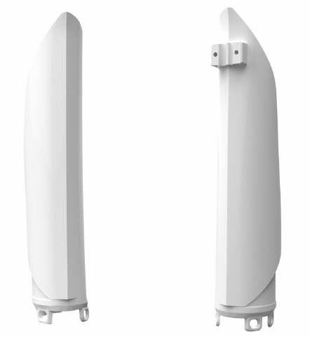 POLISPORT BETA FRONT FORK GUARD WHITE 8398700002