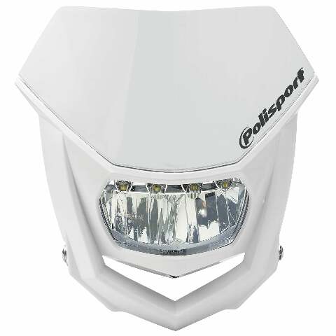 POLISPORT HALO HEADLIGHT WHITE/LED BULBS 8667100001