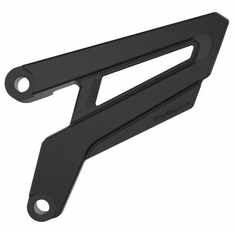 POLISPORT FRONT SPROKET PROTECTOR BLACK YAM 8468000001