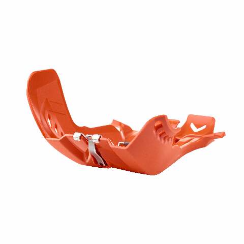 POLISPORT FORTRESS SKID PLATE WITH LINK PROTECTOR ORANGE KTM 8472100002