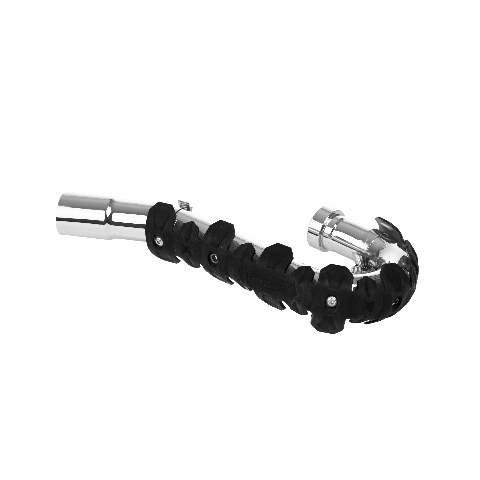 POLISPORT ARMADILLO HEAD PIPE GUARD LONG BLACK 8483800001