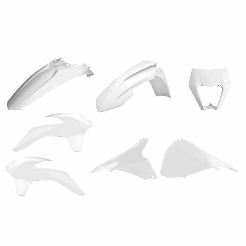 POLISPORT ENDURO KIT WITH MASK WHITE KTM 90879