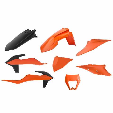 POLISPORT ENDURO KIT WITH MASK OEM COLOR KTM 90909