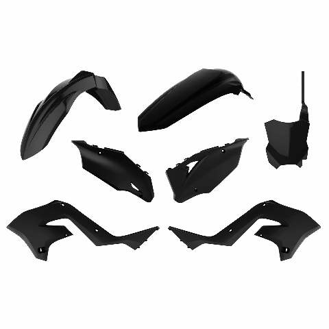 POLISPORT MX RESTYLING KIT BLACK KAW 90934