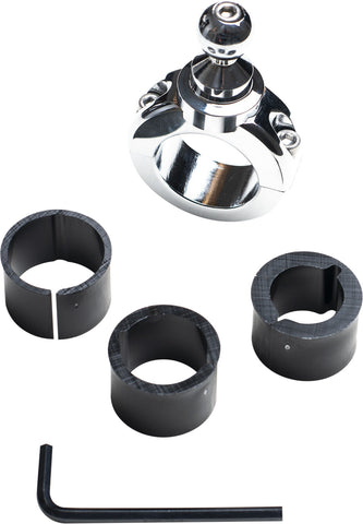 TECHMOUNT 5G CHROME BAR MOUNT FIXED 1-1/4