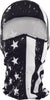 ZAN BALACLAVA POLYESTER BLACK WHITE FLAG WBP091