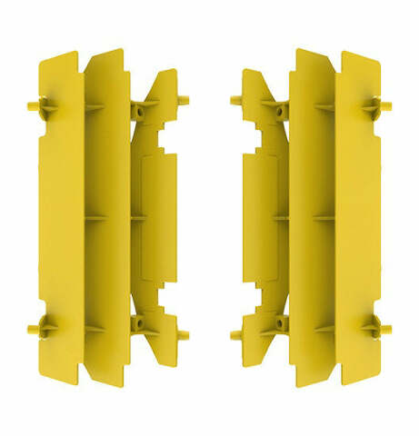 POLISPORT RADIATOR LOUVERS RM/DR YELLOW 8466100002