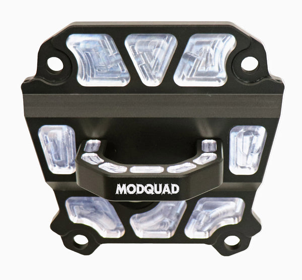 MODQUAD REAR DIFFERENTIAL PLATE W/HOOK BLACK POL RZR-RDH-1K-BLK