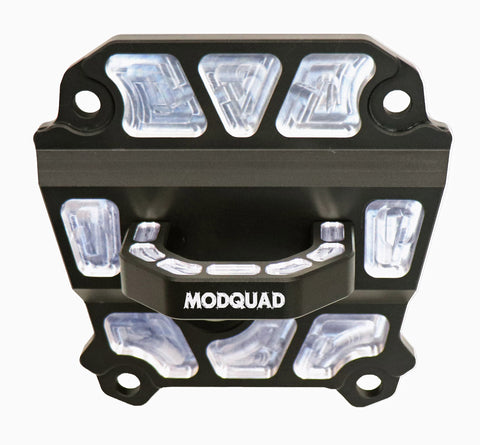 MODQUAD REAR DIFFERENTIAL PLATE W/HOOK BLACK POL RZR-RDH-1K-BLK