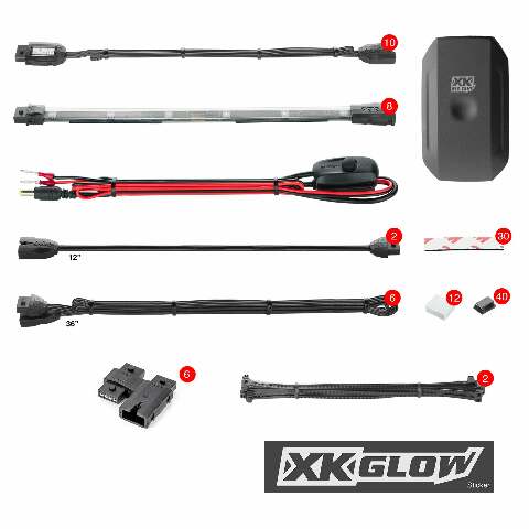 XK GLOW ADVANCED ACCENT LIGHT APP KIT 18PC KS-MOTO-ADVANCE