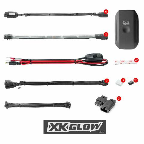 XK GLOW MINI ACCENT LIGHT APP KIT 8PC KS-MOTO-MINI