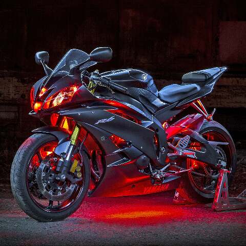 XK GLOW RED LED STRIP 10PC KIT XK034001-R