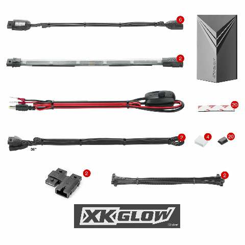 XK GLOW 8PC 7 COLOR REMOTE XK034015