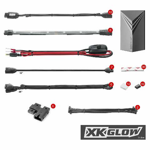 XK GLOW 18PC 7 COLOR REMOTE XK034017