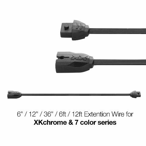 XK GLOW 6IN 4 PIN EXTENSION WIRE XK-4P-WIRE-6