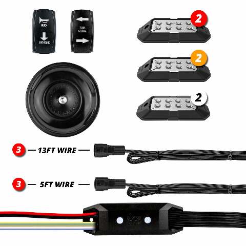 XK GLOW STANDARD PLUG-AND-PLAY TURN SIGNAL KIT XK-DT-STA