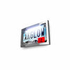 XK GLOW LIGHTED LICENSE PLATE FRAME CHROME XK034019-W