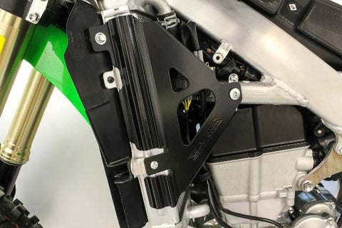 WORKS RADIATOR BRACES BLACK 18-B300