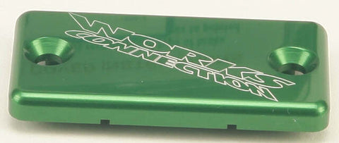 WORKS FRONT BRAKE COVER GREEN 21-128