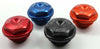 WORKS REAR BRAKE COVER BLUE 21-760