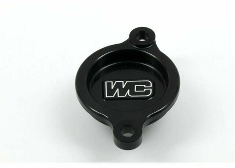 WORKS OIL FILTER COVER BLACK HON 27-011