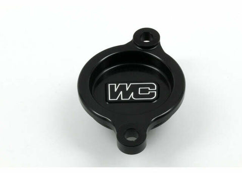 WORKS OIL FILTER COVER BLACK HON 27-026