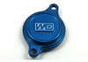 WORKS OIL FILTER COVER BLUE YAM 27-145