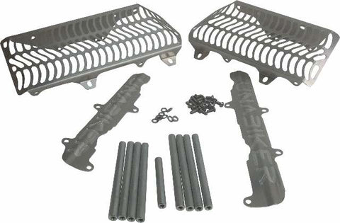 UNABIKER RADIATOR GUARD KAWASAKI BLACK KKLX18250S