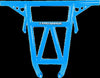 PRO ARMOR RACE REAR BUMPER VOODOO BLUE POL P141047VB-689