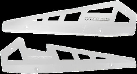 PRO ARMOR ROCK SLIDERS WHITE POL P141221WH-133
